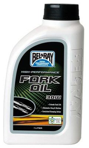 Bel-Ray 99350-B1LW High Performance Fork Oil - 30W - 1Liter - size: 30W 1 Liter