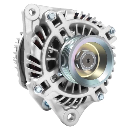 New Alternator Compatible with Nissan Armada 2017-2021, NV2500 NV3500 2018-2021, Infiniti QX56 2011-2013, QX80 2014-2021, 5.6L 12V 150A, 7-Groove Pulley, OE# 231001LA1A 11544N - size: 11544N