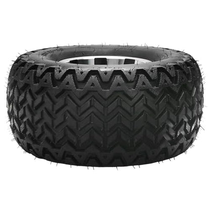 23x11-10 ATV Tire & Wheel – 10" Aluminum Alloy Rim with Knobby Lug Tread for UTV, Go Kart, Golf Cart, Utility Off-Road Vehicle, Lawn Mower, Single Tire Combo - color: 1pack 23x11-10