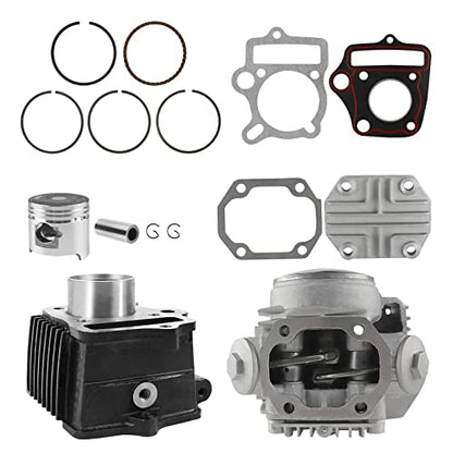 FLYPIG New Performance Big Bore 39mm Cylinder Rebuild Assembly Kit Cylinder Top End Repair Set Fit for Honda 50CC Z50 Z50R XR50 CRF50 Dirt Bike Go Kart