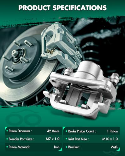 SCITOO - Rear Disc Brake Calipers Assembly with Bracket For INFINITI - size: Rear[19-B2786 & 19-B2787]