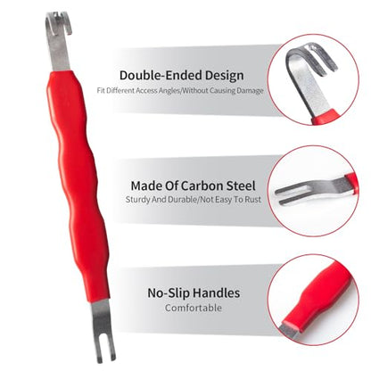 2 PCS Electrical Disconnect Pliers for Cars, Straight Automotive Electrical Connector Pliers and Electrical Connector Separator Tool - style: Electrical Disconnect Pliers Set 2
