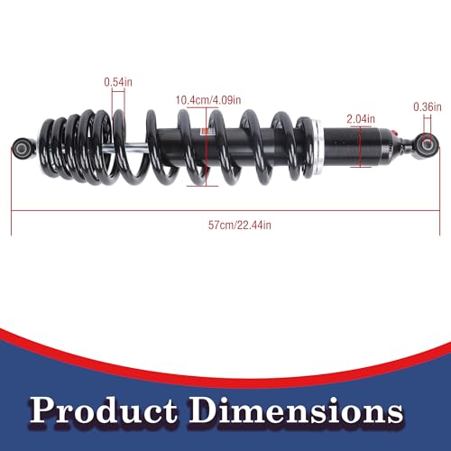Front Left Right Shock Absorber Replacement for 706203374 Replacement for Can-Am Defender XMR HD10 2019-2022 Defender MAX XMR HD10 2019-2022