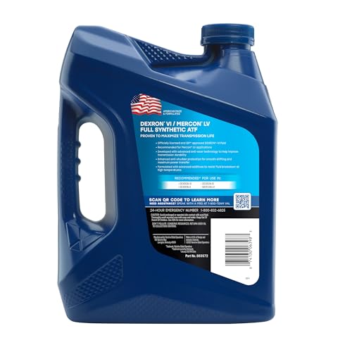 Valvoline DEXRON VI/MERCON LV (ATF) Full Synthetic Automatic Transmission Fluid 1 GA, Case of 3 - size: 1 GA, Case of 3