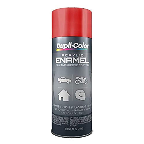 Dupli-Color EPAE10700 Premium Acrylic Enamel Spray Paint - Red - 12 oz. Aerosol Can - color: Red