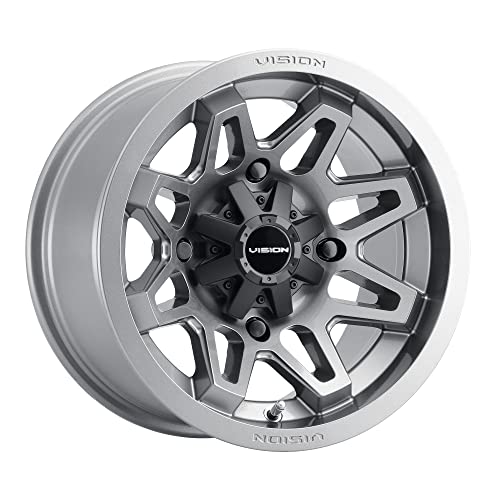 Vision 416 Seven UTV 12x7 4x156 +2.5mm Gunmetal Wheel Rim 12" Inch