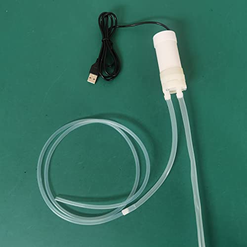 Oil Pump Extractor Portable Fluid Change Syringe with Hose Automotive Engine Oil Pump Water Fluid Change Tool No Mess No Leaks No Overfills 5V DC USB