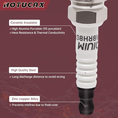UF781 Ignition Coils & Iridium Spark Plug Set, 4 Pack - size: UF781 & Spark Plugs