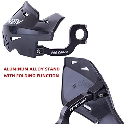 Universal Hand Guards for 7/8" 22mm 1 1/8" 28mm Bar - color: Black