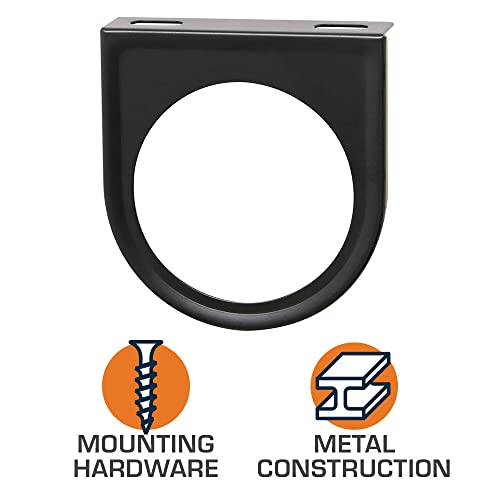 GlowShift Universal Black Single Gauge Mounting Bracket Pod Holder