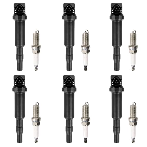 UF592 Set of 6 Ignition Coil Packs & Spark Plugs