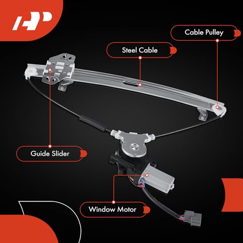 A-Premium Front Passenger Side Power Window Regulator with Motor (2-Pin) - style: Front Passenger Side