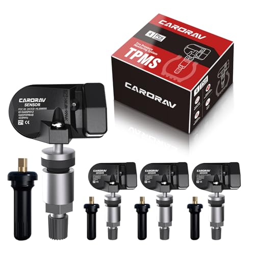 TPMS 433MHz Chrysler Jeep Dodge Fiat Tire Pressure Monitoring Sensor 4-Pack - size: 56029398AB