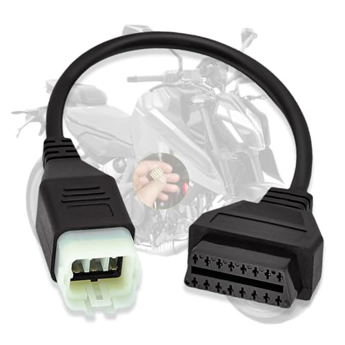 OBD2 Adapter Fit for KTM 6 Pin to 16Pin Motorcycle Diagnostic Cable