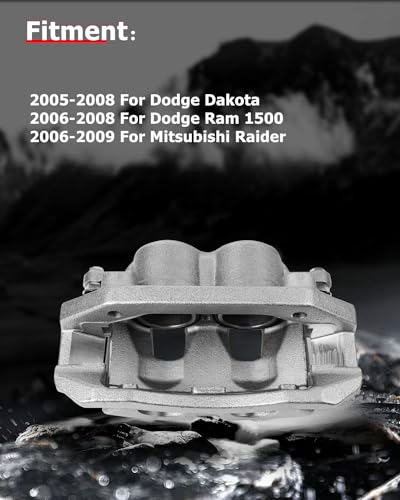 cciyu Front Left & Right Disc Brake Calipers With Bracket 18B5008 18B5009 - size: Front[18B5009+18B5008]