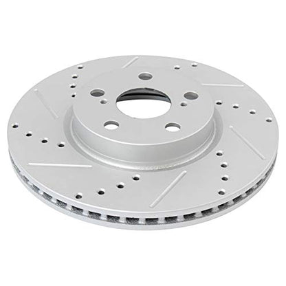 TRQ Performance Front and Rear Brake Pad and Rotor Set Ceramic Coated
