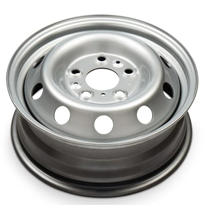 16 x 6 in Steel Wheel Rim 5 Lug 130mm 68mm Offset 78.1mm CB| Powder-Coated Silver finish Fits Dodge ProMaster Van 2500 2014-2025 | New OEM Replacement | 4725986AB - size: 16x6 inch - ProMaster Van 2500