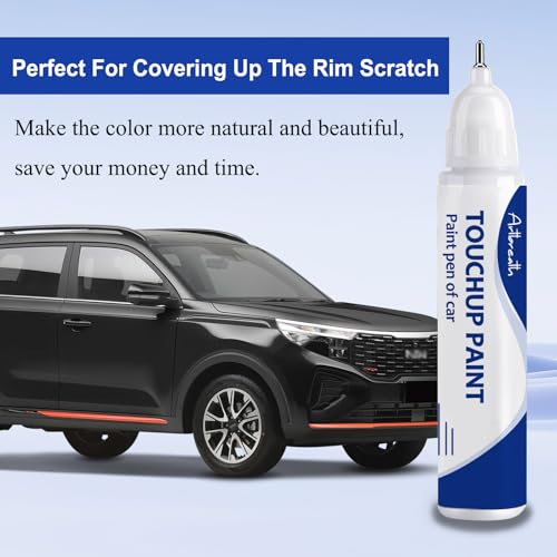 Ebony Black EB Touch Up Paint for Kia OEM Color Match Car Paint Pen - color: Ebony Black(EB)