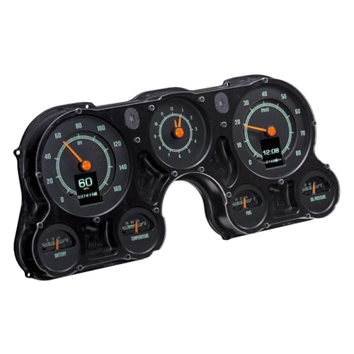 Dakota Digital RTX-67C-PU-X Retrotech Gauge Instrument System Compatible with 1967-72 Chevy / GMC Pickup