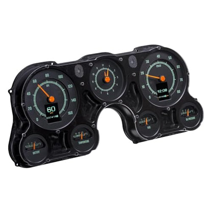 Dakota Digital RTX-67C-PU-X Retrotech Gauge Instrument System Compatible with 1967-72 Chevy / GMC Pickup