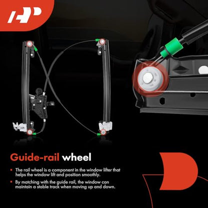 A-Premium Front Driver Side Power Window Regulator with Motor (6-Pin) - style: Front Driver Side (LH)