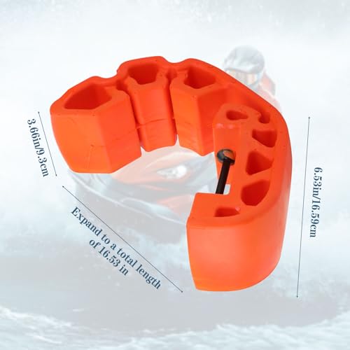 JOJOCY 2 PCS Snap in Bumpers/Fenders Kit, Tear-Resistant Material for Sea-Doo GTI, GTR, Wake 170 (2020+) & RXP-X (2021), Orange, Fits Models 295100418 & 295100729