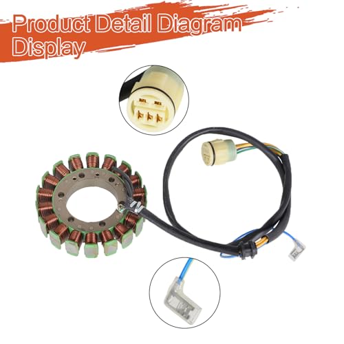 labwork Stator Regulator Rectifier Replacement for Honda Foreman 450 TRX450 2002-2004 Replacement for 31120-HM7-014 31600-HN0-671 30300-HA0-033
