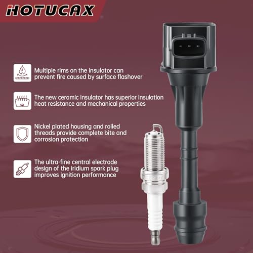 UF551 Ignition Coils & Spark Plugs Tune Up Kit, 8 Pack - size: UF551 & Spark Plugs