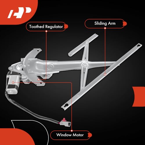 A-Premium Front Passenger Side Power Window Regulator with Motor (2-Pin) - style: Front Passenger