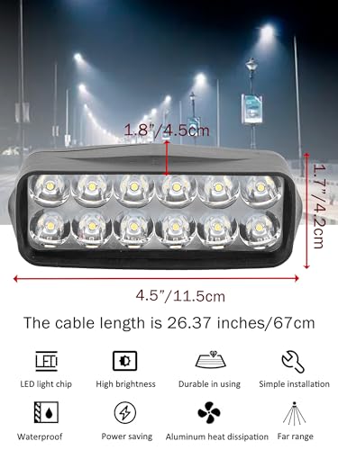 High Brightness 12v-80v Electric Motorcycle Led Light Headlights