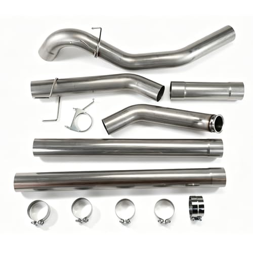 Stainless Steel Exhaust Pipes for 2011-2018 Dodge Ram 3500 4500 5500 6.7L 5" Cummins Diesel - size: for 2011-2018 Ram 3500 4500 5500