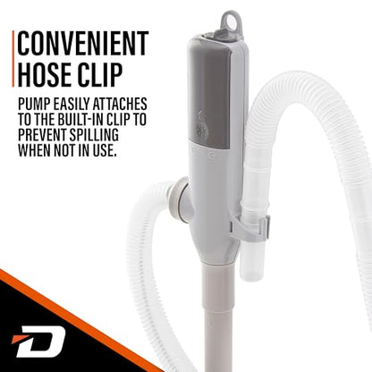 Deway Battery-Powered Stick Transfer Pump, AA Battery, 2.6 GPM, 39 In Hose - style: Basic No Auto-Stop