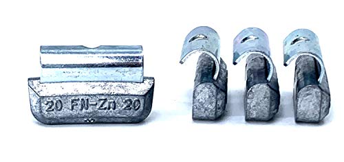 Gallardo Tire Products Wheel Weights FN Type 140 Pcs (140 Pieces FN Type) - size: 140 Pcs FN Type (10,15,20,25,30,35,40 Gr. 20 each