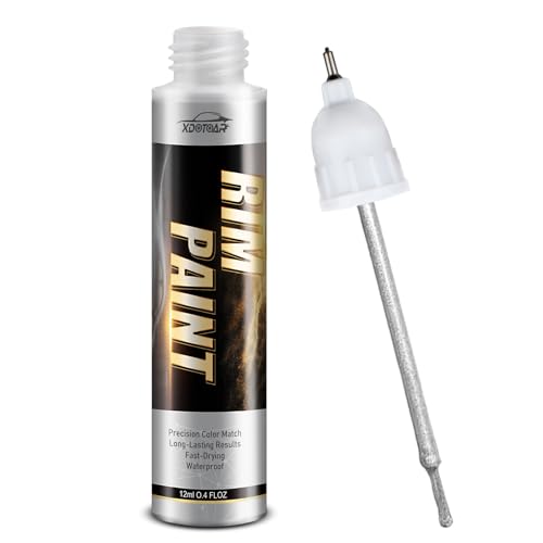Silver Wheel Paint, Efficient Silver Touch Up Paint for Rim, Quick and Easy Remover Curb Rash, Car Scratch and More, Universal and Color Accurate, Long lasting, Resists Water, Uv Rays - color: Universal Silver
