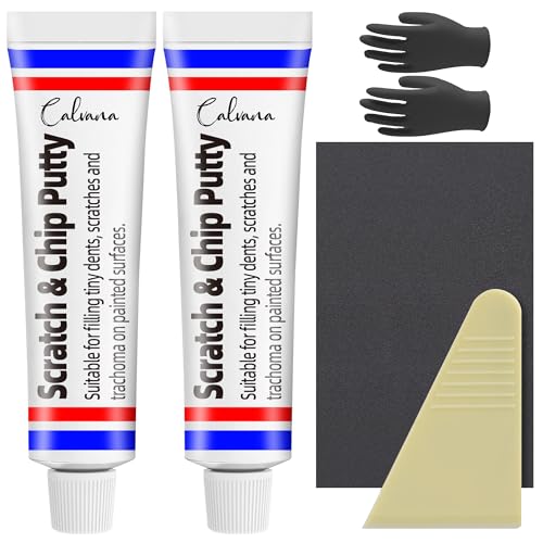 Calvana 2 Pack 20g Car Body Filler, Automotive Putty Scratch Repair Kit - size: 2Pack