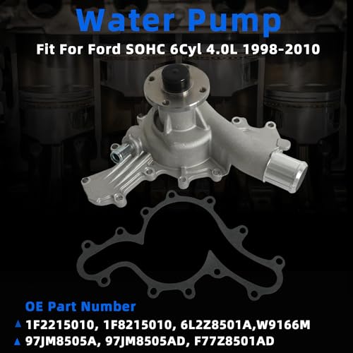 Engine Timing Chain Kit w/Water Pump Oil Pump Fit For Ford Explorer 1997-2010 Ranger 2001-2011 Mustang 2005-2010 For Mercury Mountaineer 03-10 Mazda B4000 01-09 4.0L V6 F77Z8501AD