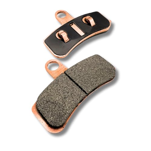 JSA 457 HH Motorcycle Brake Pads, fits for Harley Davidson Motorcycles, Organic, Front Brake Pad, Copper Plate, Excelent Heat Dissipation.