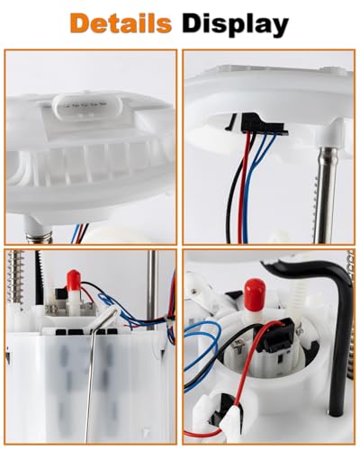 Electric Fuel Pump Assembly Compatible with Mercedes-Benz W251 2006-2011 R350 2006-2007 R500 4Matic V6 3.5L V8 5.0L Gas Replace E9138M 2514701094 SP5146M VANBOL0182 w/Sending Unit O-ring