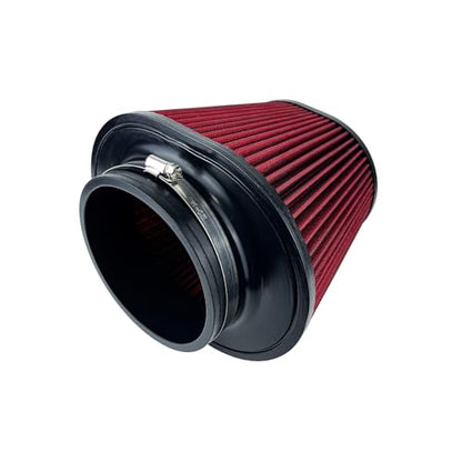 Cold Air Intake Filter 24-91064 Air Intake Filter 5 IN F x (9x7-1/2) IN B x (6-3/4x5-1/2) IN T x 7 IN H Intake Filter