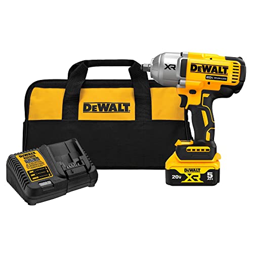 DEWALT DCF900P1R 20V MAX XR 1/2 in. Cordless Impact Wrench Kit (Renewed)