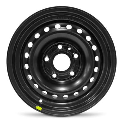16 x 7 in Steel Wheel Rim 5 Lug 139.7mm 25.4mm Offset 77.8mm CB| Powder-Coated Black finish Fits Dodge Dakota 2005-2011 | New OEM Surplus | 52855013AA