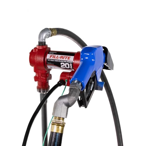 Fill-Rite FR4210HARC 12V 20 GPM Fuel Transfer Pump with Cold Weather Package - Heavy Duty - For Agriculture & Worksites - Supports Gasoline, Diesel, Ethanol & Kerosene - style: Arctic Package