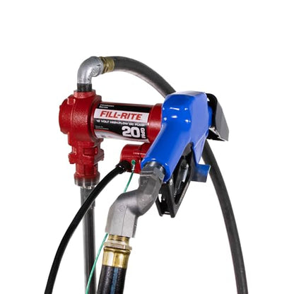 Fill-Rite FR4210HARC 12V 20 GPM Fuel Transfer Pump with Cold Weather Package - Heavy Duty - For Agriculture & Worksites - Supports Gasoline, Diesel, Ethanol & Kerosene - style: Arctic Package