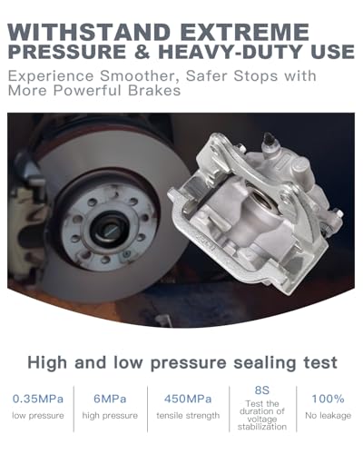 Rear Disc Brake Caliper Left & Right, Assembly with Bracket - Compatible with Cadillac, Chevy and GMC Models - Escalade, Avalanche, Silverado/Suburban/Sierra 1500, Tahoe, Replaces 18-B5030 18-B5031 - size: 18B5030-L&R
