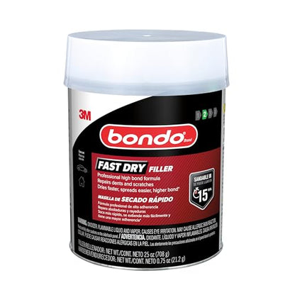 bondo 3M Professional Fast Dry Filler (Quart) - size: 25oz