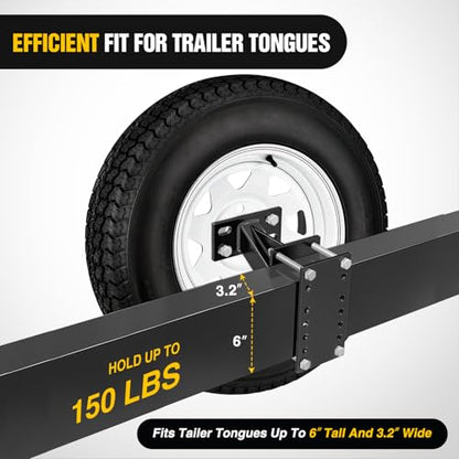 Nilight Spare Tire Carrier Fits 4 & 5 & 6 Lugs Wheels 150 Lbs - color: 4-Hole Design Spare Tire Carrier