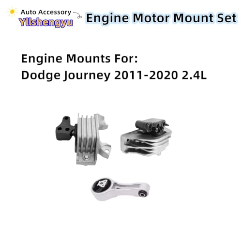 Engine Motor Mount Kit for 2011-2020 Journey 2.4L - size: 2011-2020 Dodge Journey 2.4L L4