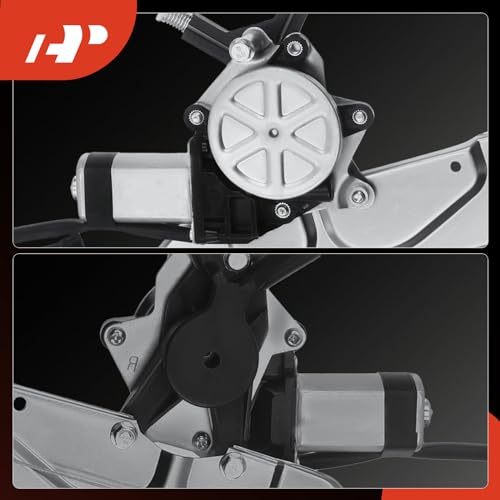 A-Premium Front Driver Side Power Window Regulator with Motor (2-Pin) - style: Front Driver Side (LH)