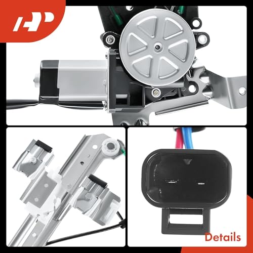 A-Premium Rear Driver Side Power Window Regulator with Motor Assembly - style: Rear Driver Side