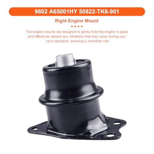 Engine Motor Mount Set & Trans Mount ,Replaces AM500 A65001HY A4563 A65012 - size: 09-14 Honda Fit 1.5L L4